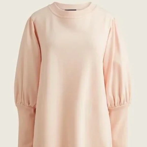 J. Crew Dresses & Skirts - J.Crew Original cotton terry puff-sleeve sweatshirt dress